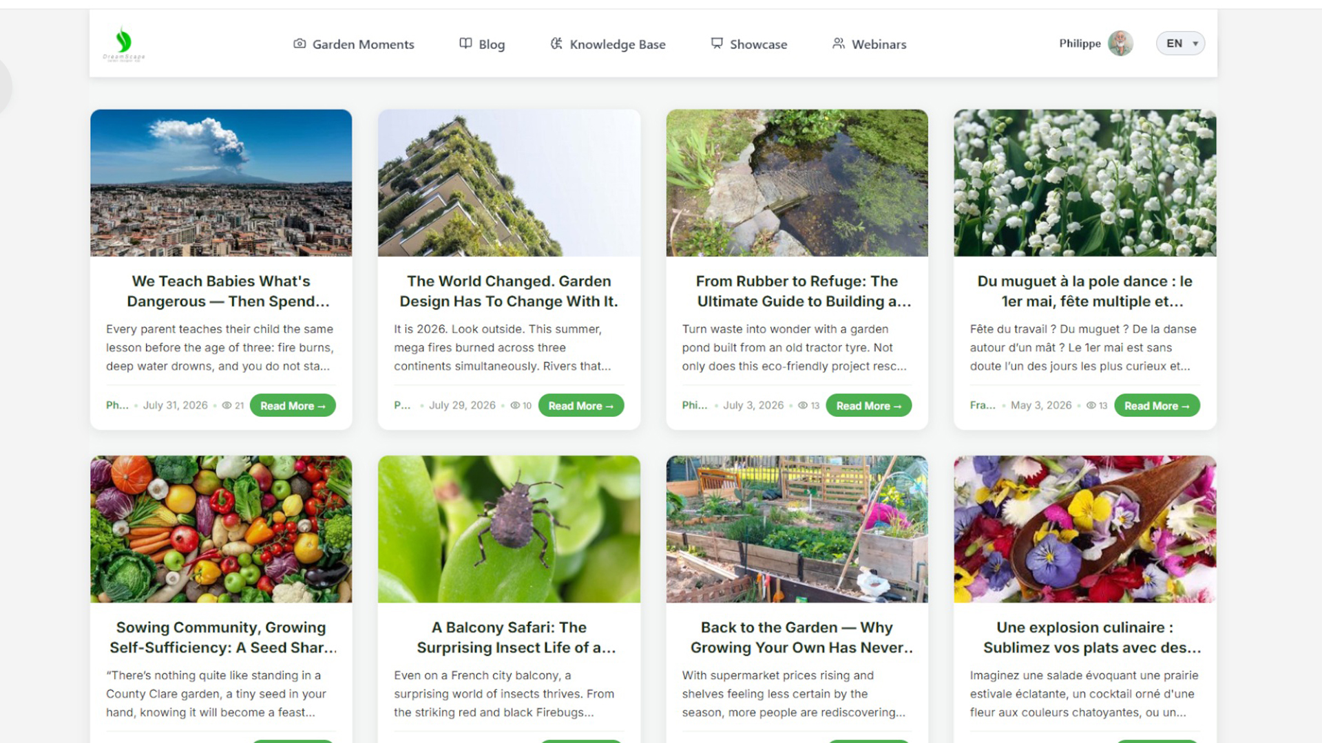 Éditeur de blog Dreamscape — création de contenu professionnel avec assistant IA